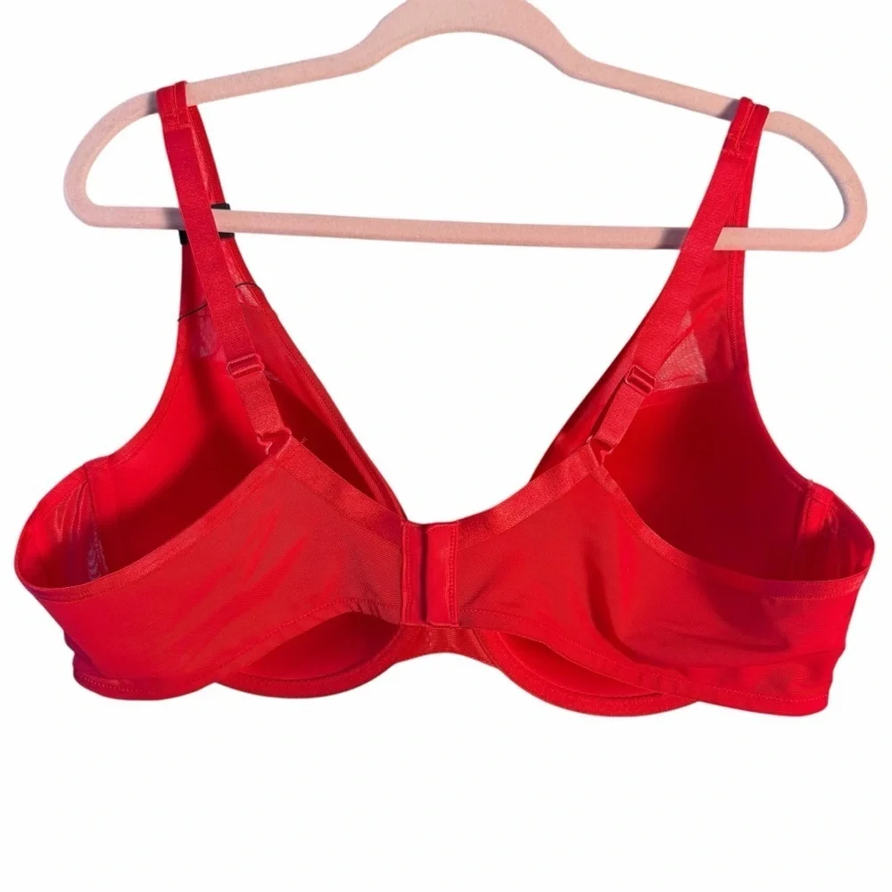 Curvy Couture Sheer Mesh Push Up Bra - Picture 6 of 11